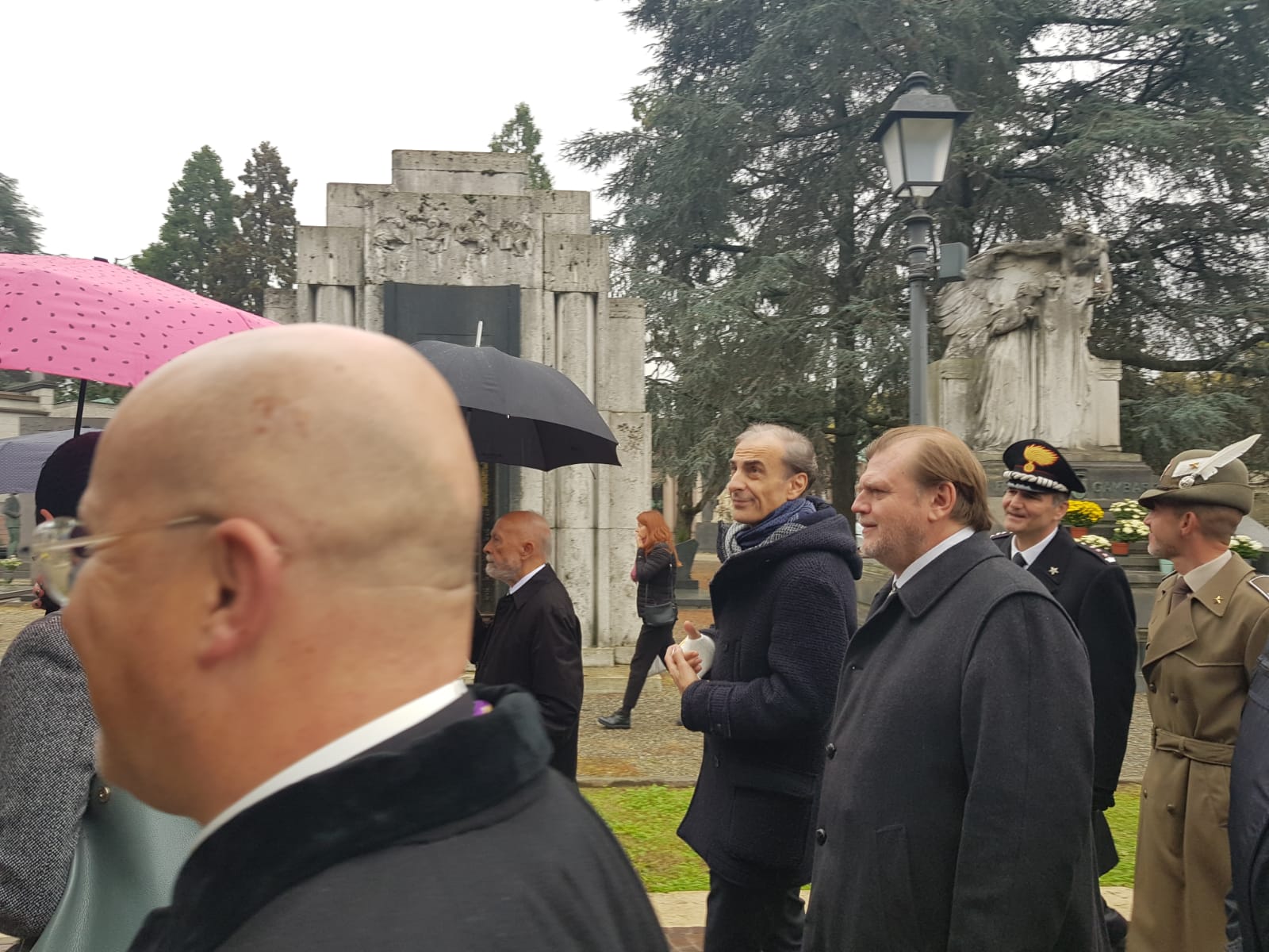 Alberto Araladi e Carlo Tango di AFC a Corteo 2 novembre