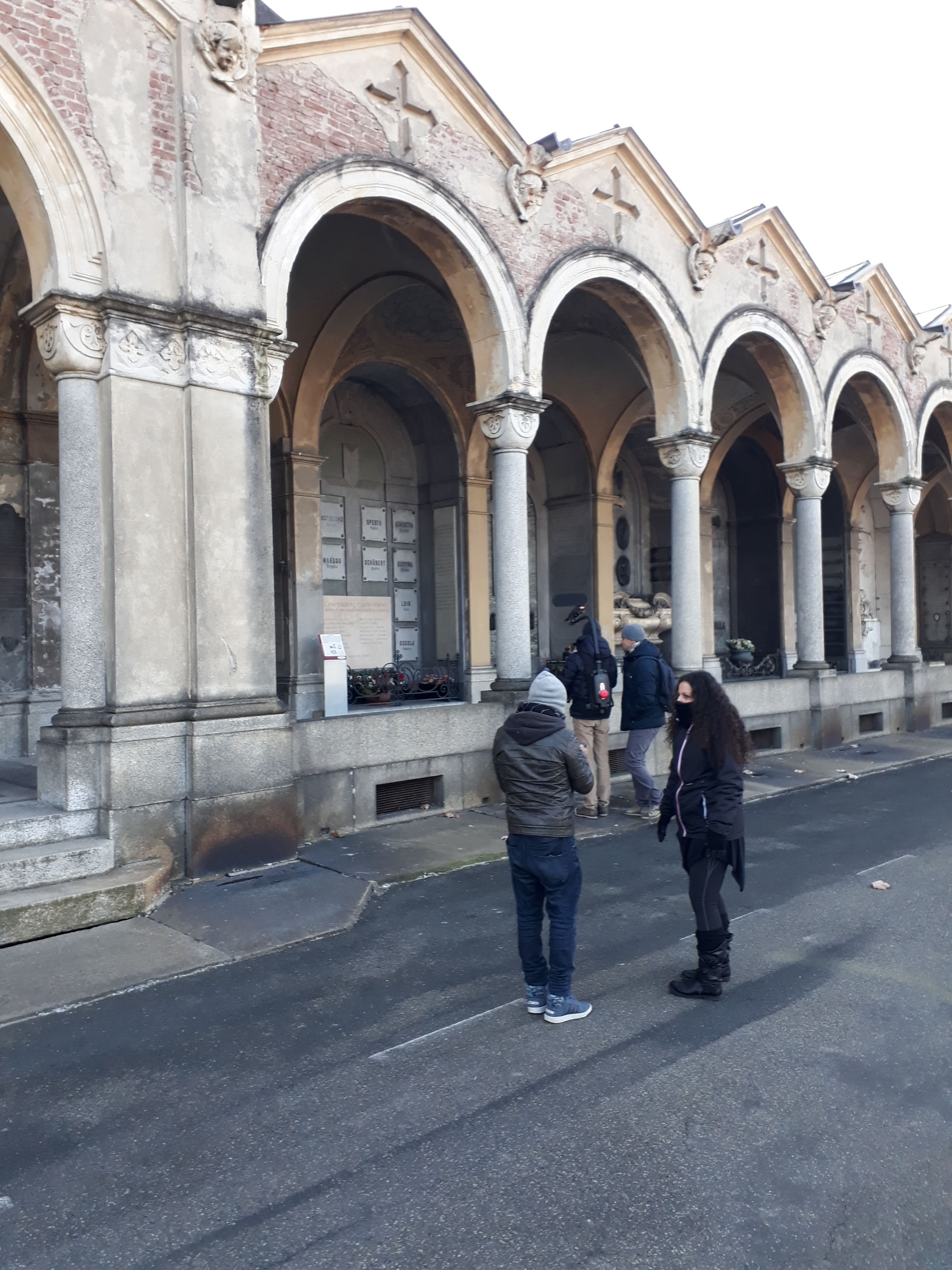 Arcate con i nomi dei calciatori del Grande Torino