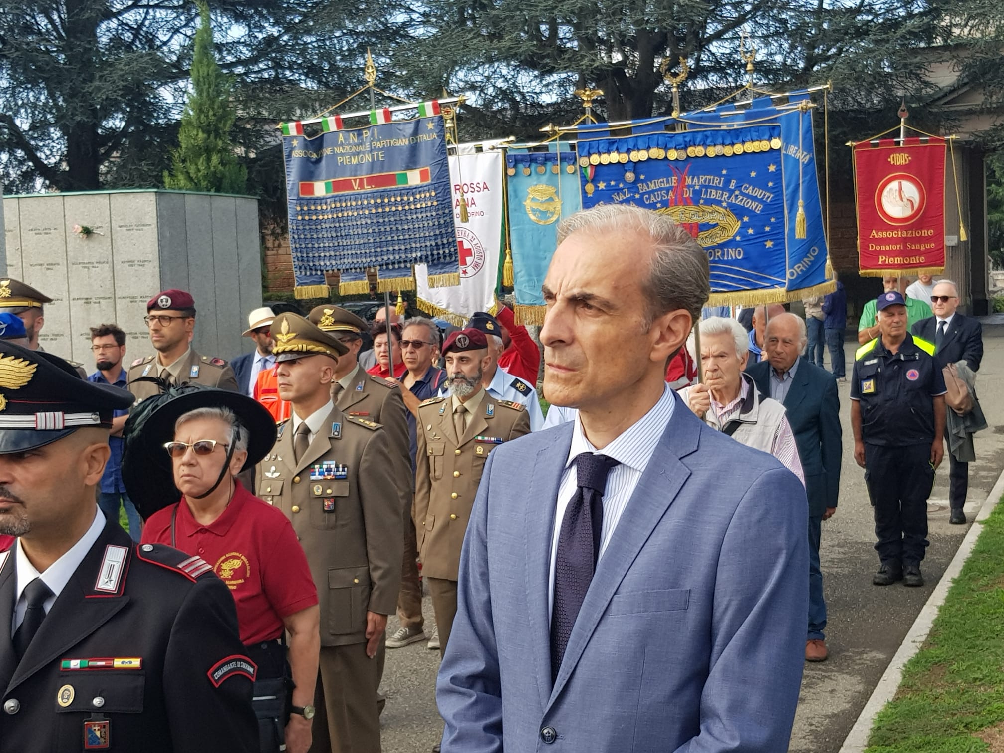 Cerimonia 8 settembre Amministratore delegato AFC Carlo Tango