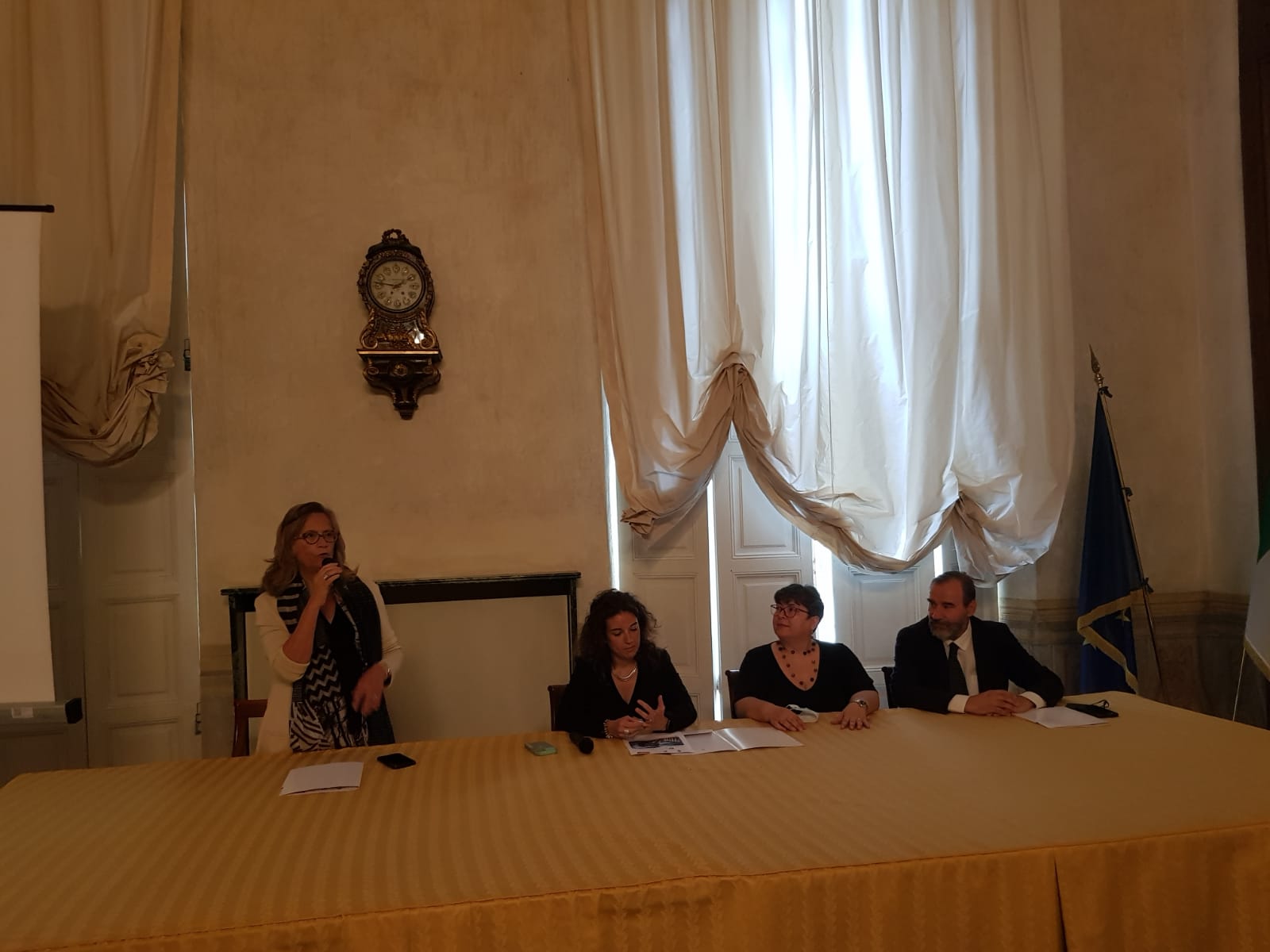 Conferenza stampa Pelagio Palagi Papotti- Foglietta-Santoro- Devecchi