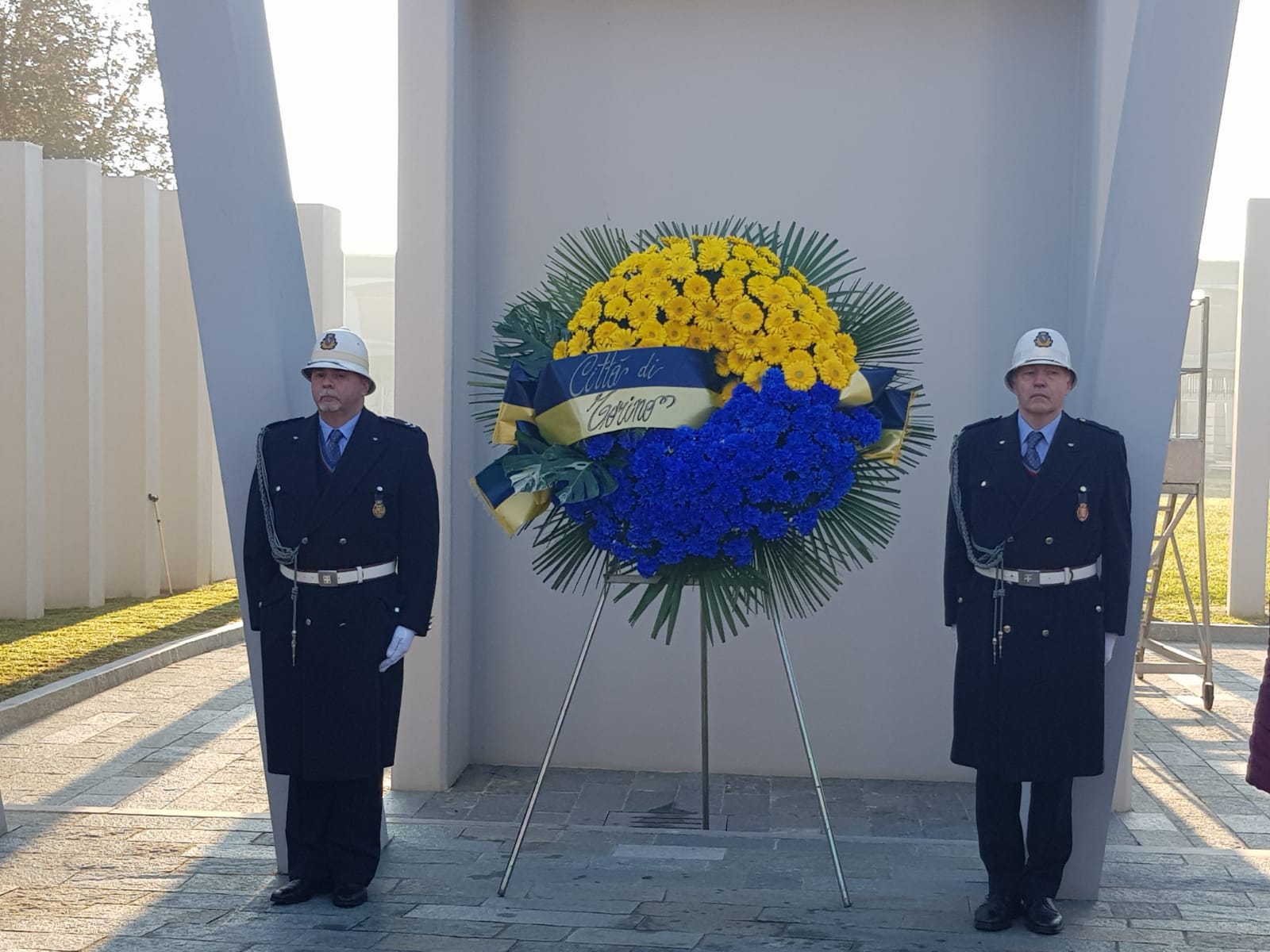 Corona della Città alle vittime Thyssenkrupp