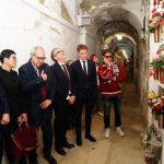 I loculi dei calciatori nel sotterraneo sotto l’Arcata al Monumentale durante la celebrazione del 4 maggio dello scorso anno