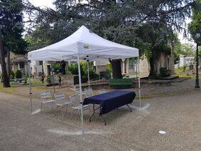 Gazebo per cerimonie al Monumentale