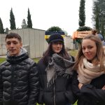 Gli studenti del regina Margherita , Francesco Rossotto, Veronica Depetris e Melissa Forte