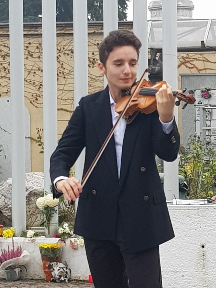 Il violinista Gioele Pierro