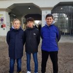 Mattia, Nathan e Ben studenti della Scuola Ebraica di Torino