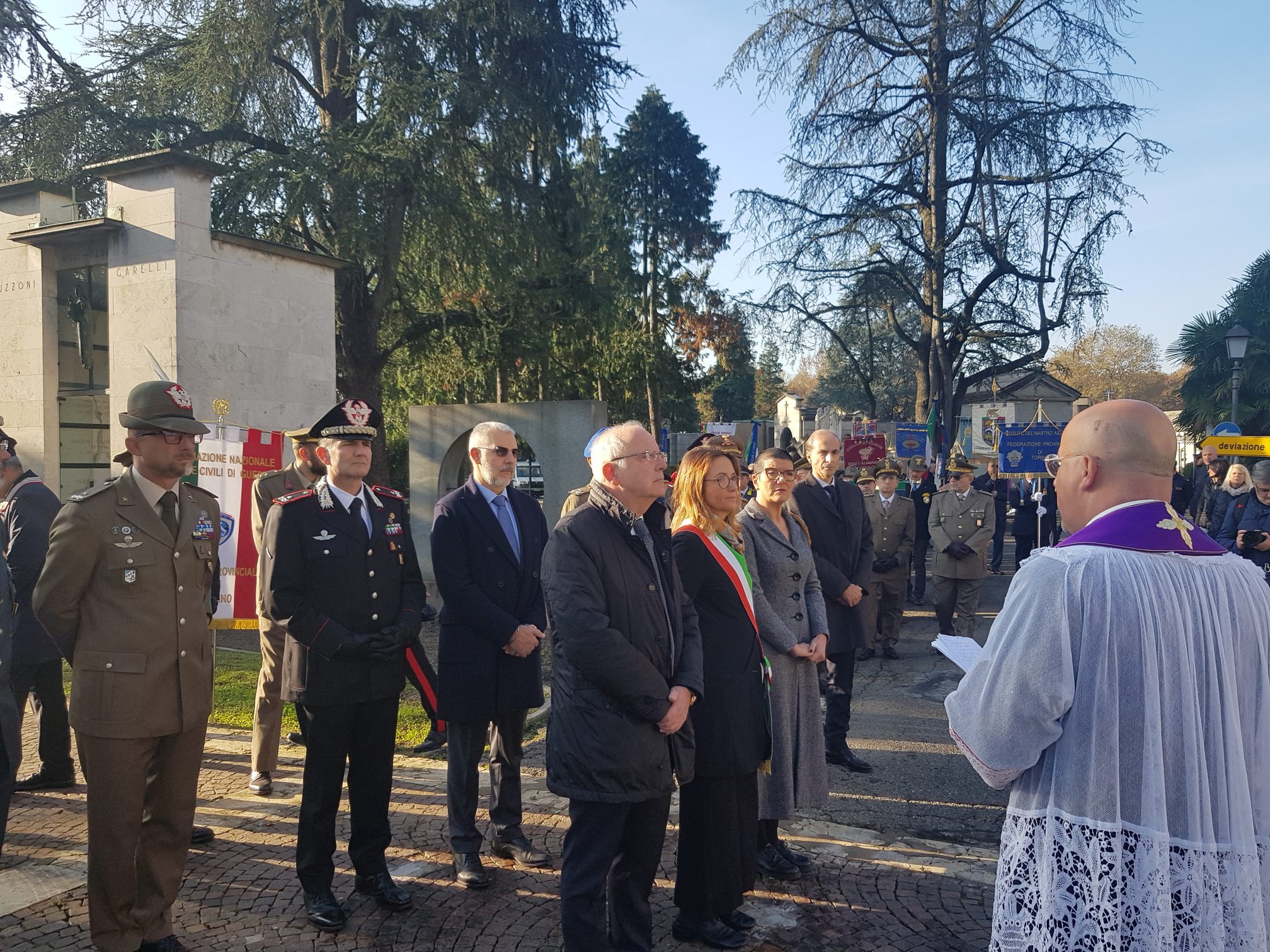 OMAGGIO E BENEDIZONE CADUTI MILITARI 2 NOV.2024