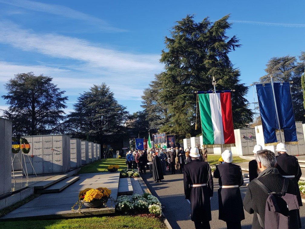 Omaggio ai partigiani al Campo della Gloria