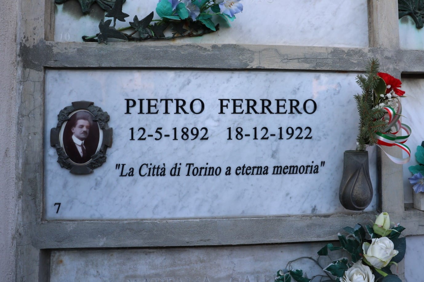 Pietro Ferrero lapide celletta