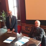 Presidente Commissione garanzia opere cimiteriali Marco Devecchi e Valentino Castellani