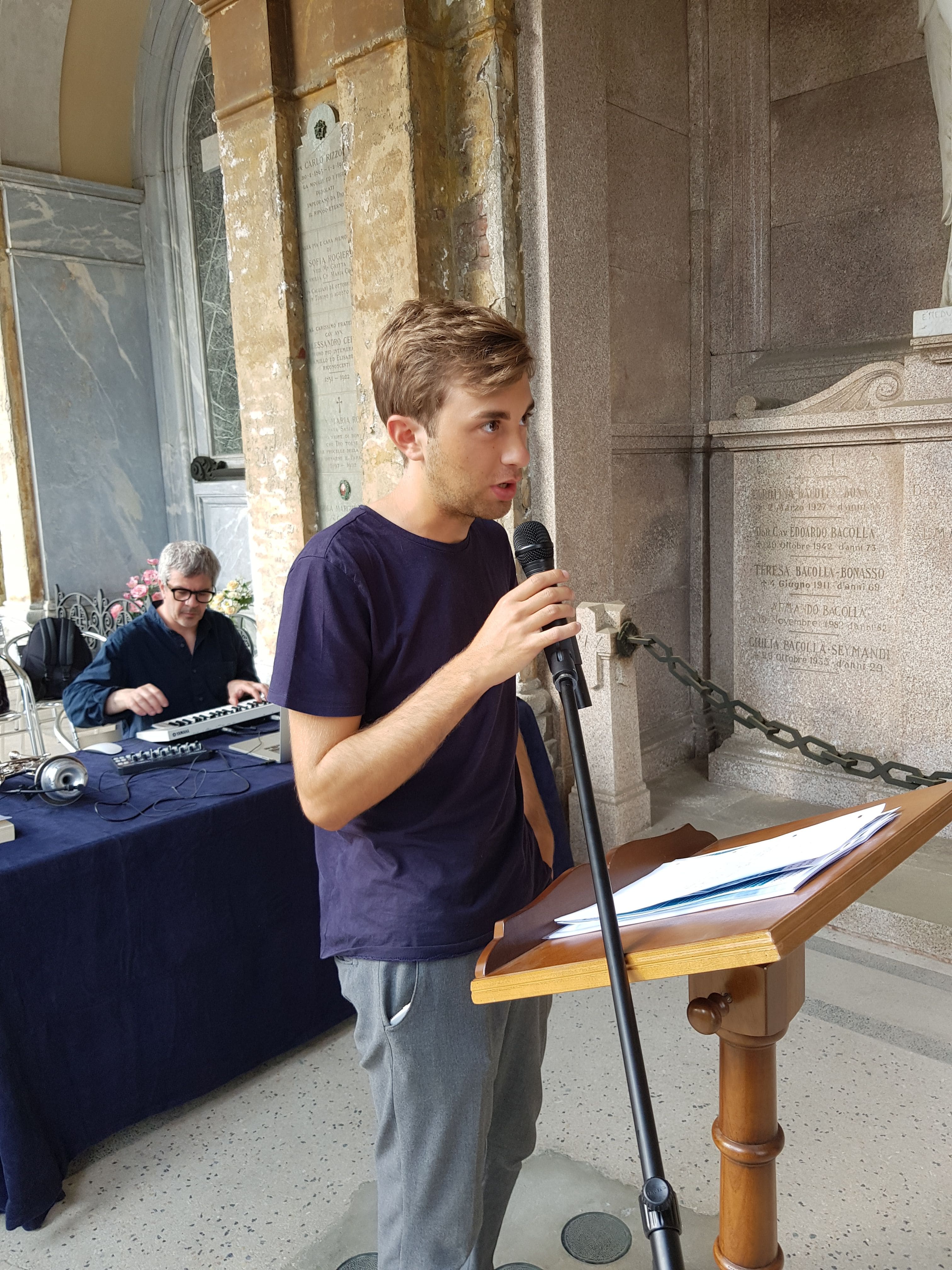 Riccardo Fracchioni a Primo Levi