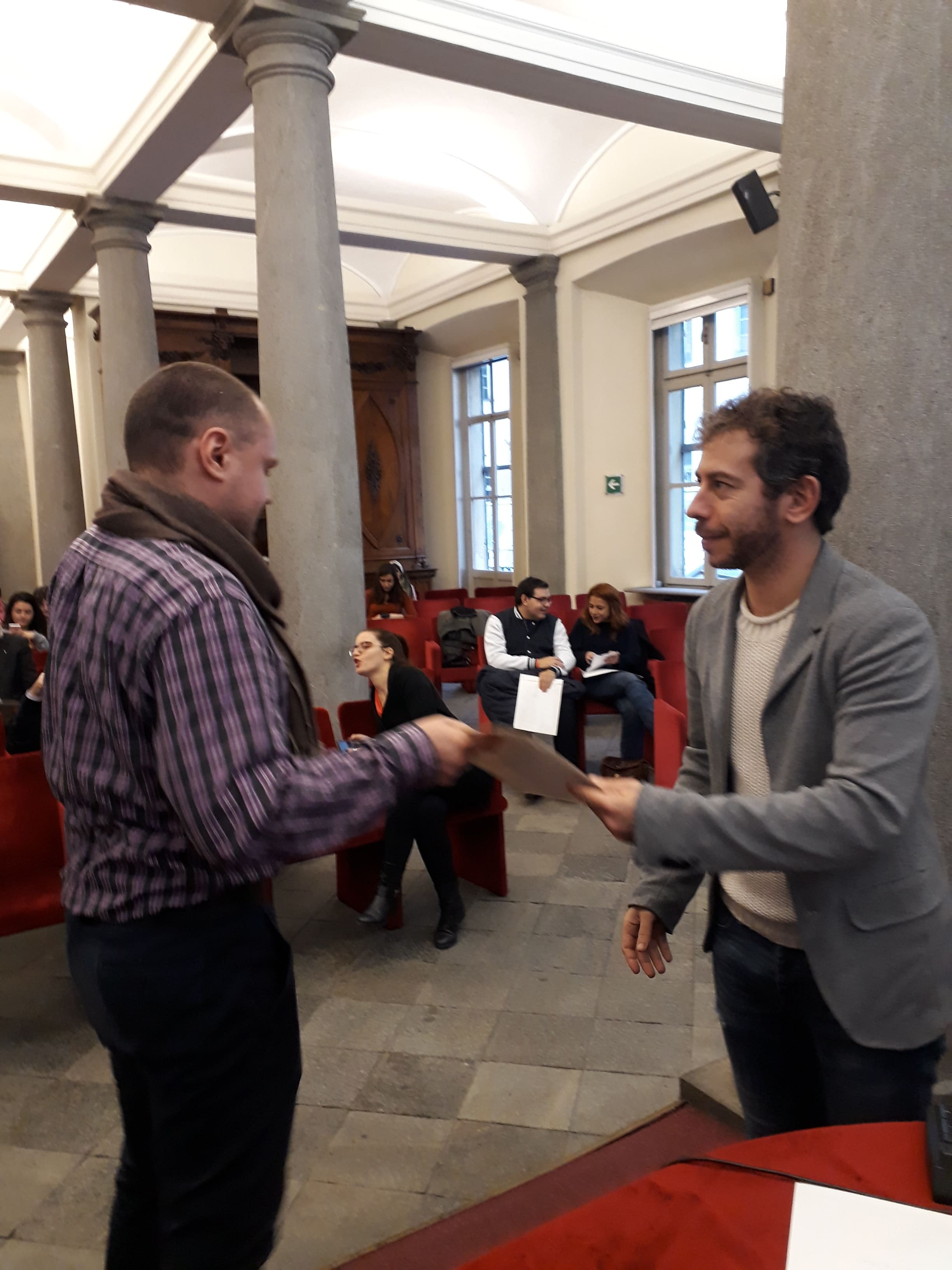 Ringraziamento volontario junior