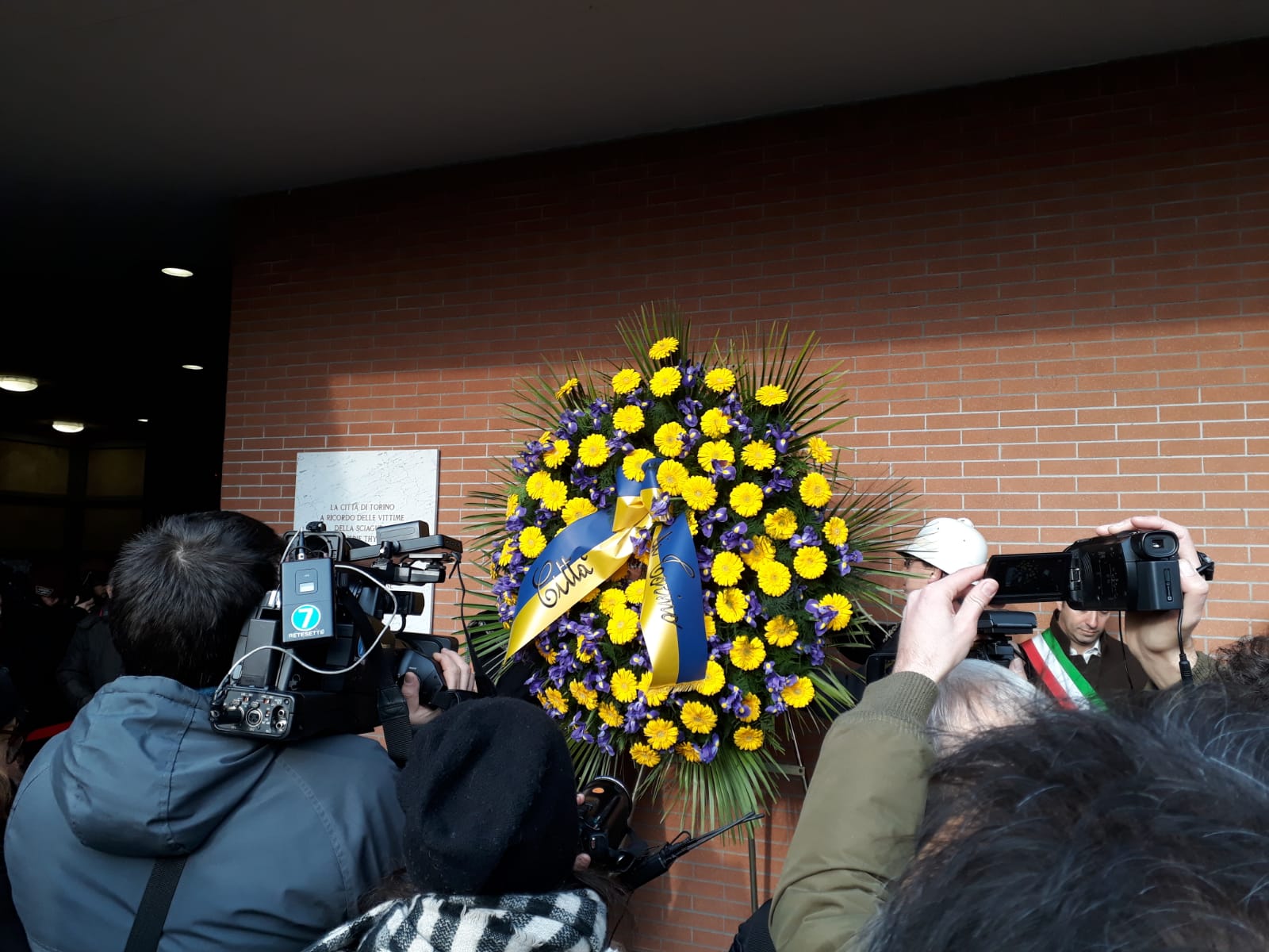 Thyssen corona e giornalisti