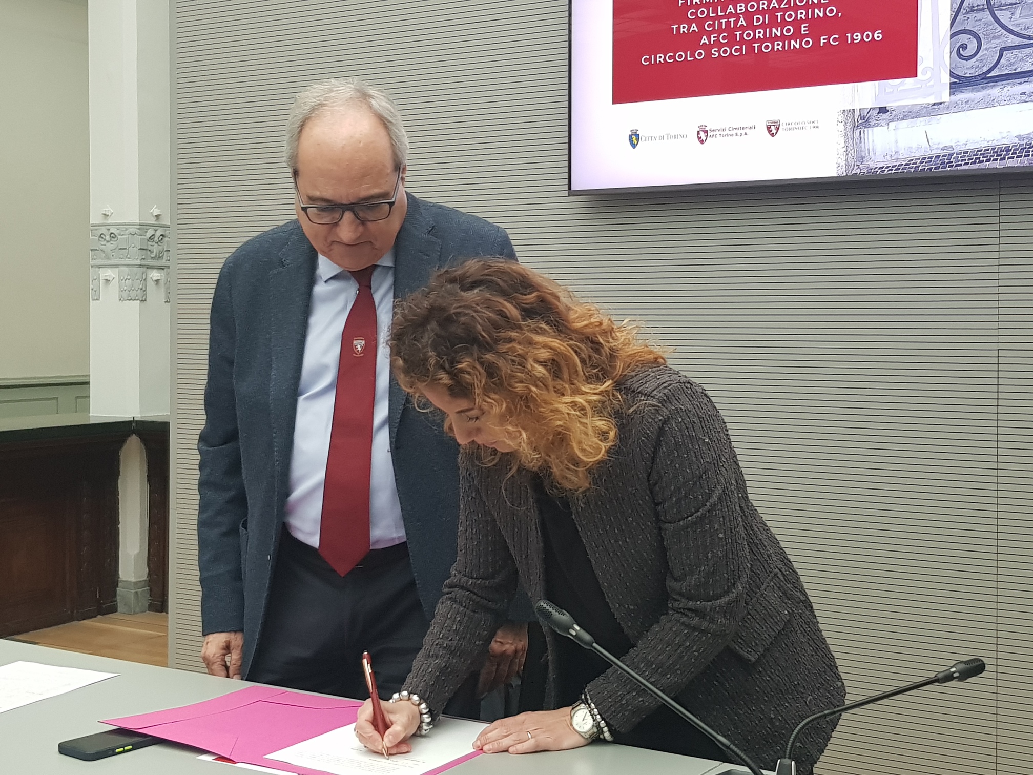Firma dell’assessora Foglietta